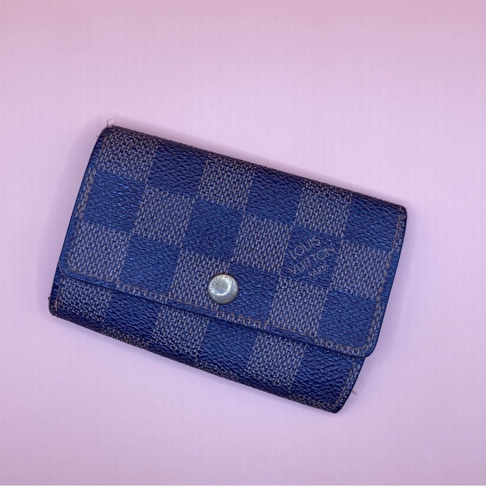 Louis Vuitton Damier Ebene 6 Key Holder Wallet Vintage Y2K